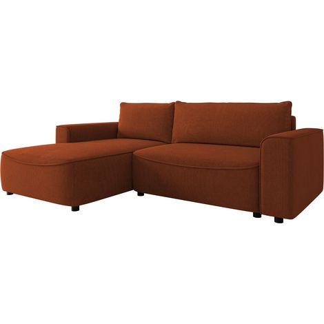 Sofá rinconero TrendyNest Monacha, Izquierda, Función de descanso, Almacenaje, 255x175x93cm, 0
