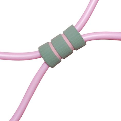 Figure 8 Fitness Widerstandsbänder, Figure 8 geformte Zugbänder, Brust- und Armkrafttrainingsgerät, ideal für Frauen und für Heimtraining (Pink). (1/5)