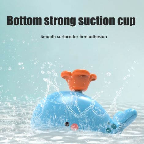 Jouet de bain pour bébé : baleine à jet d'eau électrique, pompe à eau pour nourrisson, ensemble de jouets pour baignoire et piscine pour nouveau-nés et enfants (1/5)