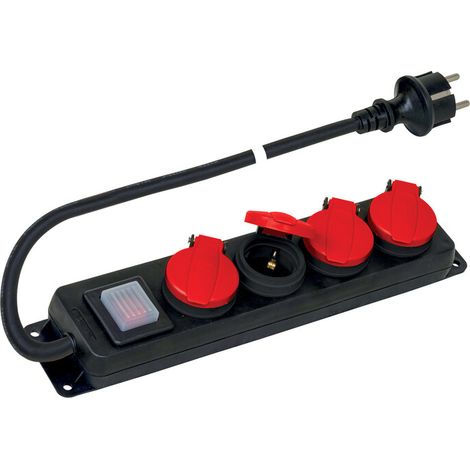 POLYPOOL PP2508 MULTIPR 4 PRESE SCHUKO IP44- 1,0 pz