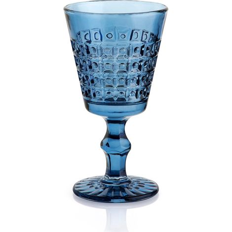 Kaleidos Windsor Calice 240 Ml Blu 6 Pz
