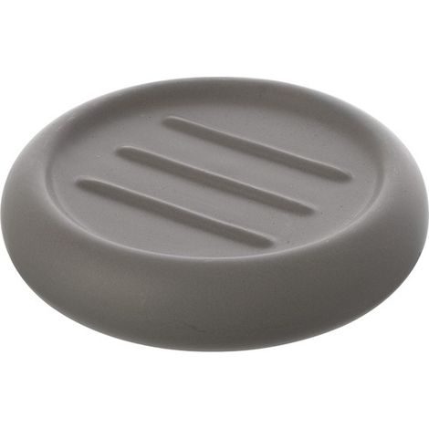 Portasapone in ceramica grigio linea Oslo Feridras (1/3)