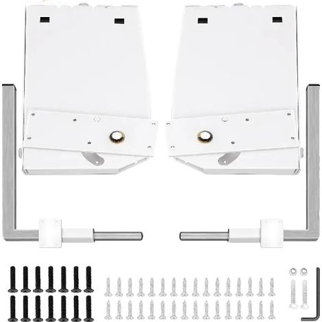 Mécanisme de Lit Escamotable, Fer + Acier Inoxydable, 13,375 pouces de Longueur, Taille de Lit 1,2-1,8M, Type Vertical, 9 Ressorts Robustes (1/5)