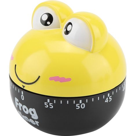 Mechanischer Küchentimer in Tierform mit Cartoon-Motiv für Kochzeitmessung (Gelb) (1/5)
