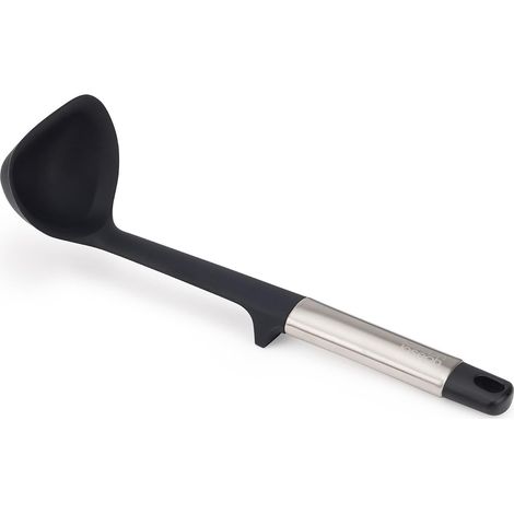 Elevate Louche de Cuisine en Silicone, sans BPA, Ustensile Antiadhésif, Résistant à la chaleur, Poignées Lestées en Acier Inox (1/5)