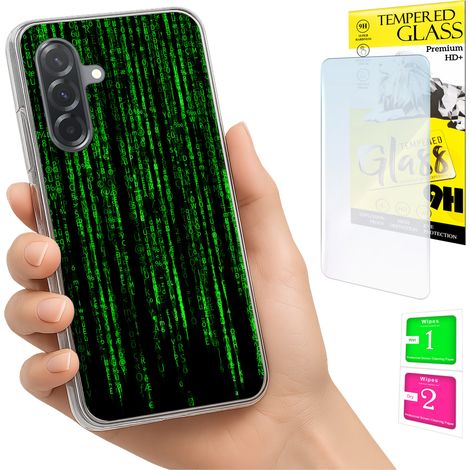 Custodia per Samsung Galaxy A36 / A56, cover fotografica, cover posteriore + vetro 9H (1/5)