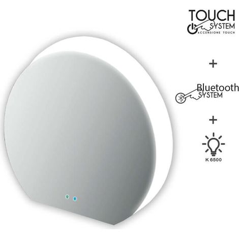 Specchio illuminazione led con casse Bluetooth Made in Italy 45010 (1/3)