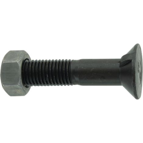 Boulon de charrue avec écrou M12x1,75 longueur 55 mm classe 12,9 DIN 608 pour charrue 1255812