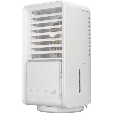 Mini climatiseur portable refroidisseur d'air ventilateur USB rechargeable extérieur oscillation horizontale verticale (1/5)