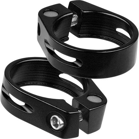 Morsetto per sella da 34,9 mm, chiave a brugola, nero (1/5)