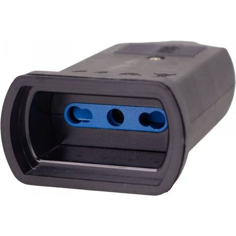 Presa Bipasso in Gomma 250V 10/16A 2P+T Impermeabile IP44 Nero