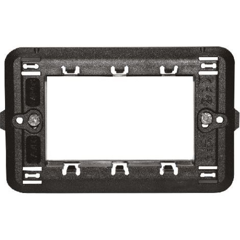 Supporto Easy 3 Moduli Aggancio Frontale (Elettrocanali Cod. Ecse803)