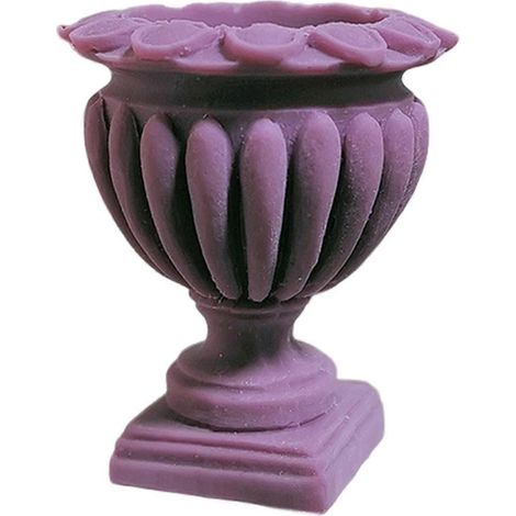 Pot de fleurs miniature pour maison de poupée, modèle de colonne romaine miniature, jouet en résine, accessoires miniatures pour micro-paysage-Purple