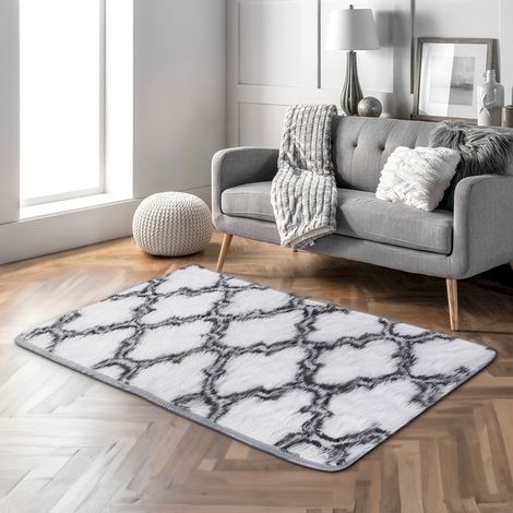 180cm Modern Geometric Indoor Shag Area Rug (1/5)