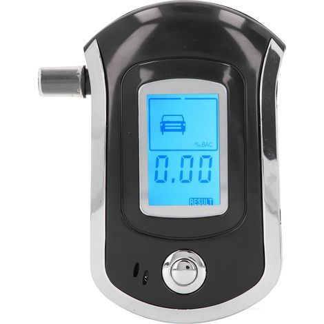 Testeur d'alcool Souffle LCD Affichage de Haute précision Auto Arrêt Auto Détecteur d'alcool Portable pour Un Usage Professionnel à Domicile