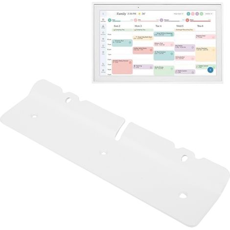 Support mural numérique pour calendrier de 15 pouces, compatible avec les puits de lumière. Support mural élégant en métal robuste avec niveau et vis inclus. (1/4)