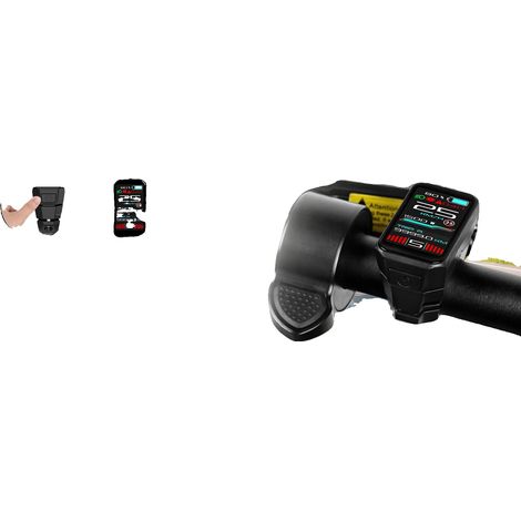 Pantalla para bicicleta eléctrica, compatible con CAN BUS, panel indicador LED, VD18MT-CAN (1/2)