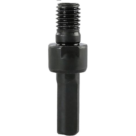 Tige de raccordement pour perceuse électrique et meuleuse d'angle — Adaptateur pour disques de coupe, de polissage et auto-adhésifs (Queue triangulaire, filetage M10)