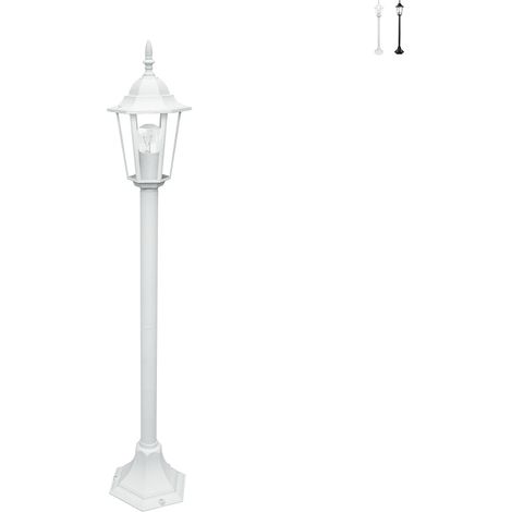"Paletto per esterno MILANO bianco con diffusore in vetro 105 cm. IP44" (1/2)