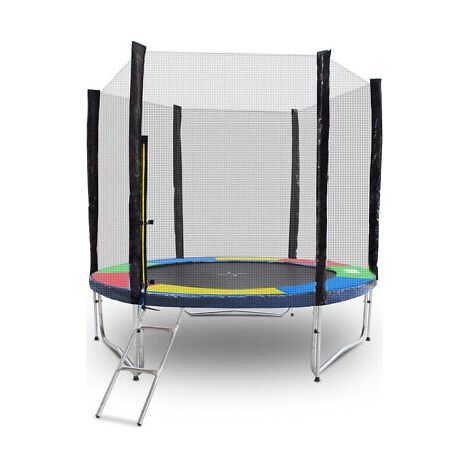 Gartentrampolin Trampolin 460cm Modell 2019 Randabdeckung Bunt