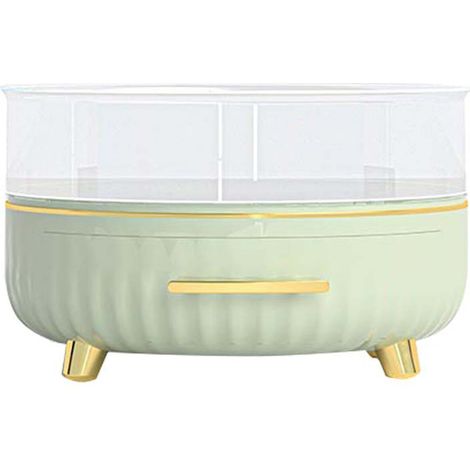 Plateau de rangement rotatif à 360° - Accès facile et gain de place pour cosmétiques et parfums - Cuisine, chambre, salon (1/4)