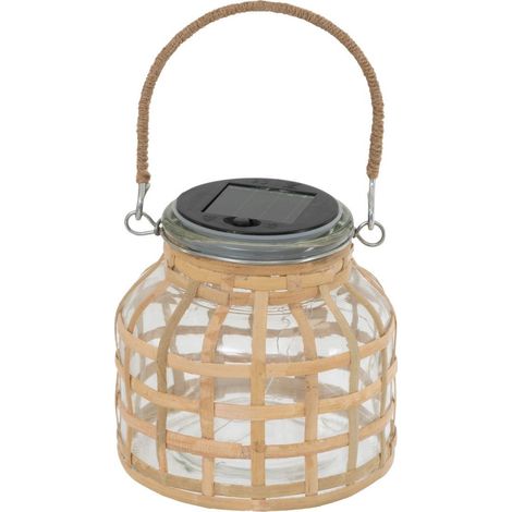 Lanterna solare niky h12cm beige - Atmosphera créateur d'intérieur (1/3)
