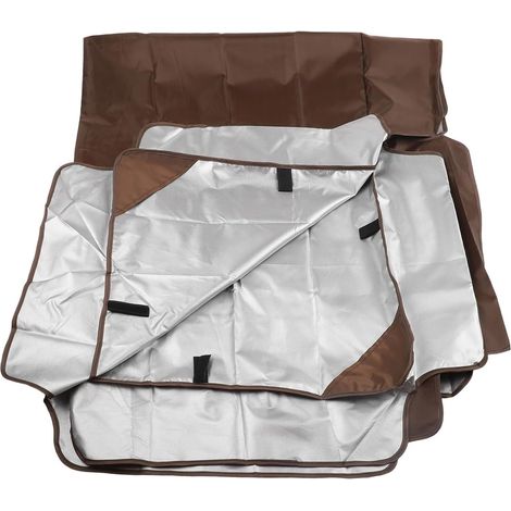 Housse de rechange imperméable pour balancelle de jardin, en tissu Oxford 210D, pour balancelle de jardin 3 places, 164 x 114 x 15 cm (1/5)