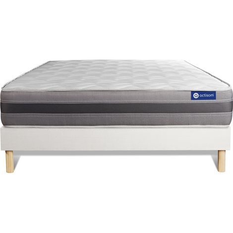 Ensemble Matelas Sommier 120x190 cm - Actilatex Relax (1/5)