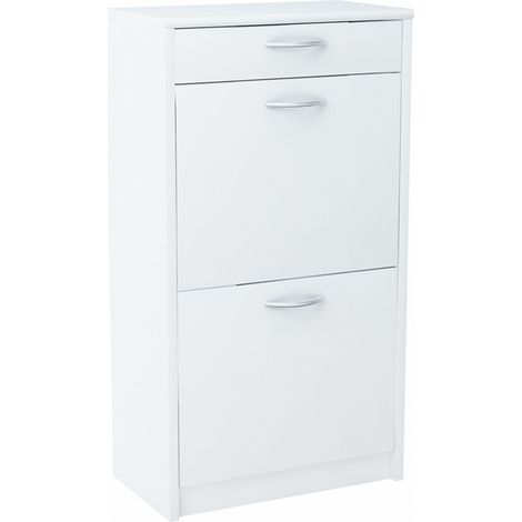 Zapatero 2D1S BLANCO con cajonera