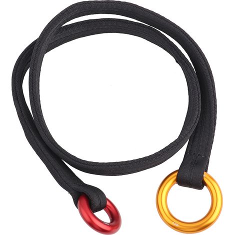 Élingue de Secours Arboricole 120CM avec Deux Anneaux de Suspension pour Travaux de Jardin en Hauteur (1/5)