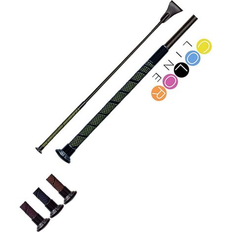 Fucsia - Fouet Fleck Colorline avec manche coloré de 65 cm
