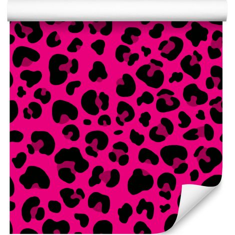 Papier peint en cuir rose, violet, bordeaux et noir pour salon et chambre 50x1000 (1/5)