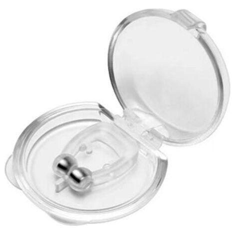 Set mit 2 Anti-Schnarch-Nasenclips, Mini-Magnet-Nasenclips aus Silikon, magnetischer Nasenclip, Anti-Schnarch-Gerät aus Silikon für besseren Schlaf (20 x 15 mm) (1/5)