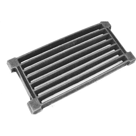 1 grille de four, fonte, 40 x 20 cm, non peinte, pour poêle à cheminée (1/5)