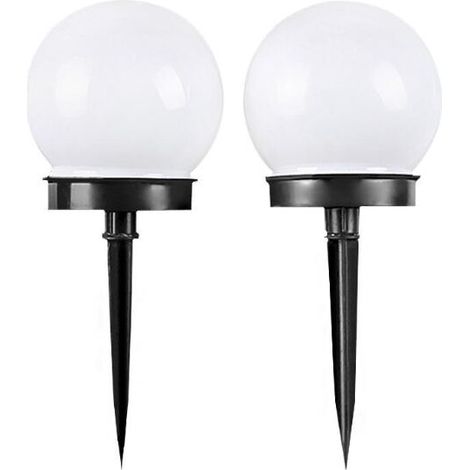 boules solaires d'extérieur rondes de 30 cm pour pelouse (1/4)