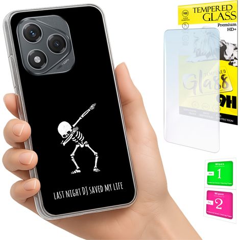 Custodia per Honor 400 Lite con cover posteriore e vetro temperato 9H. (1/5)