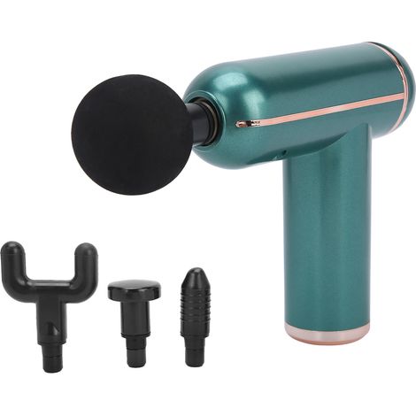 Appareil de massage musculaire électrique portable avec pistolet de massage vibrant pour soulager la douleur (écran LCD vert) (1/5)