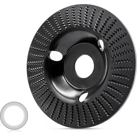 Disque Bois Meuleuse (Ø 125 mm x 22mm),Disque de meulage du bois en carbure de tungstène,pour Façonner, sculpter le bois (1/5)