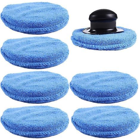 Set mit 8 Autoreinigungs- und Polierschwämmen – 12,5 x 12,5 cm (1/2)
