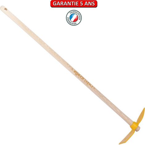 Hacke mit geschmiedeter Klinge und Zunge, 100 cm Stiel - Honig OUTILS PERRIN