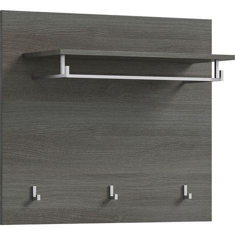 Salsa Wandgarderobe 3 Haken weiß Hochglanz.