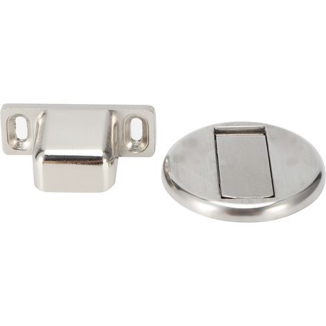 Butoirs de porte magnétiques, butoirs de porte invisibles au sol, couleur brossée, vendus par lot de 2. (1/5)