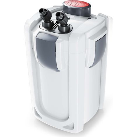 SunSun HW-702B Filtre extérieur pour aquarium, débit 1000 l/h, 9 W UVC et 3 Étapes de filtration, Matériaux et Pompe, Filtre externe