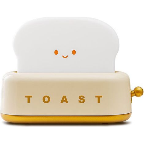 Veilleuse Bébé, Veilleuse Enfant Toaster, LED Lampe de Chevet à Intensité Variable, Petite Veilleuse Rechargeable USB, Lampe avec Fonction Minuterie, Kawaii Veilleuse Adulte, Cadeau Bebe, Femme (1/5)