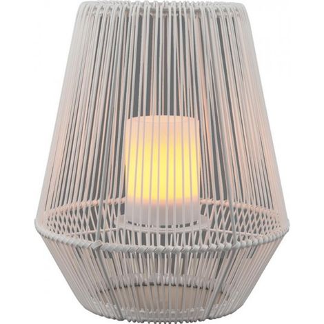 Trio Lighting Sobremesa solar LED para exterior con sensor Mineros blanco (1/4)