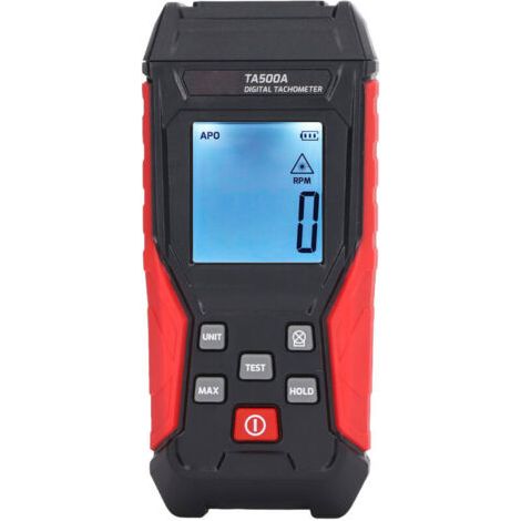 Compteur RPM numérique TA500A portable sans contact, mesure de 3 à 100 000 tr/min avec verrouillage de valve (1/5)