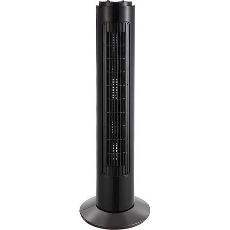 Ventilator de Turm Kuckuck schwarz 3 Geschwindigkeiten 50w Zeitschaltuhr 78x22x22 cm (1/3)