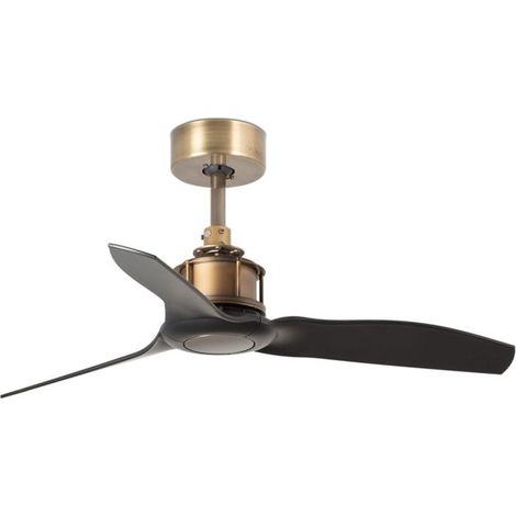 DC Ceiling Fan Just Fan XS Brass / Black (1/3)