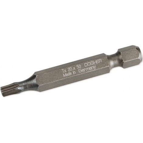 Boîte de 10 embouts de tournevis S2, 50 mm, T27 DOGHER 413-T27-10