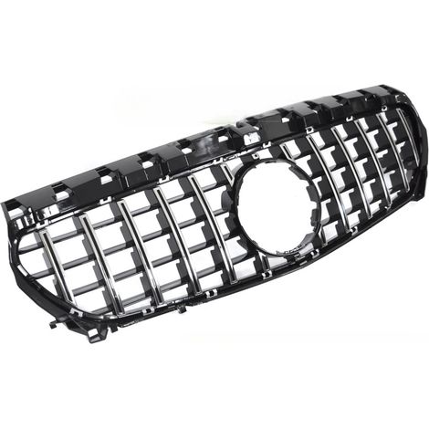Grille calandre Mercedes CLA W117 de 2013 a 2019 Look GT Noir Chrome-42698567 (1/4)